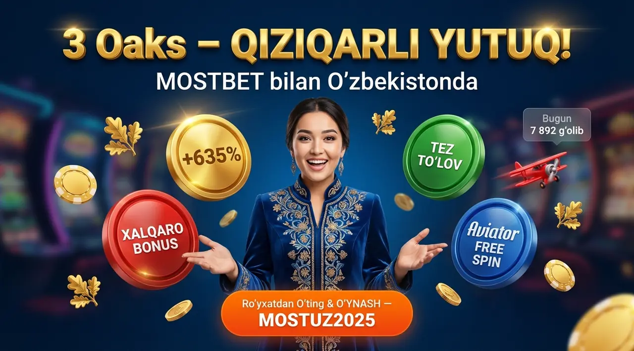 3 Oaks slot O'zbekiston